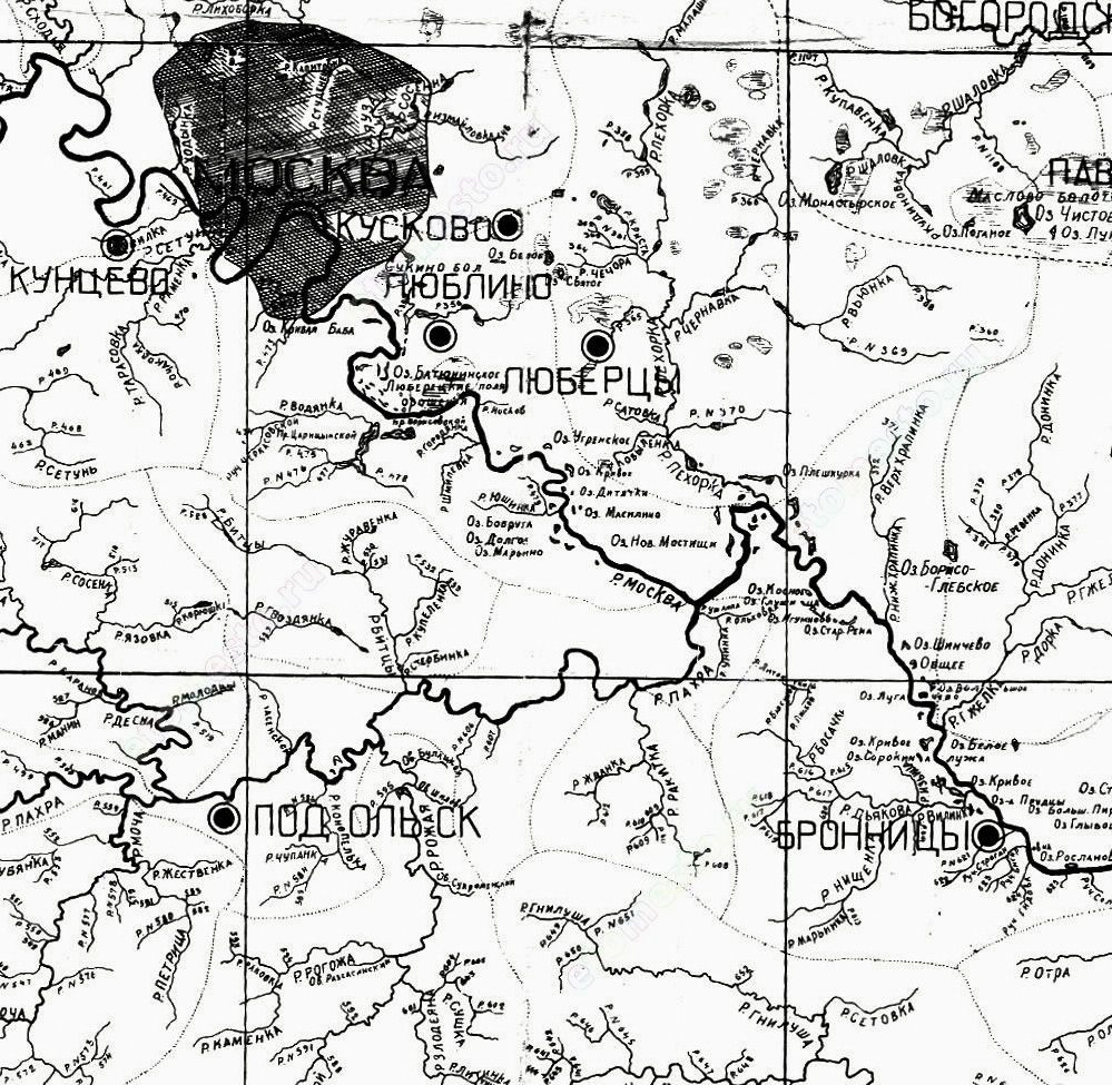 Схема гидрографической сети нижегородской области